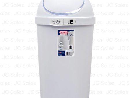 WHOLESALE STERILITE WASTEBASKET S T 3 GAL WHITE SOLD BY CASE Discount