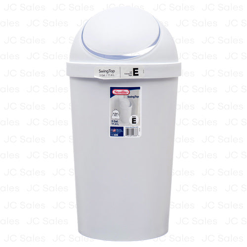 WHOLESALE STERILITE WASTEBASKET S T 3 GAL WHITE SOLD BY CASE Discount