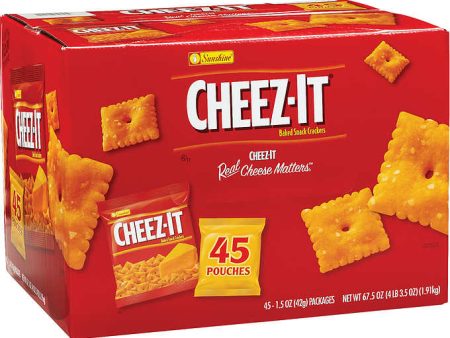 Cheez-It Crackers Cheddar, 1.5oz 45ct Discount