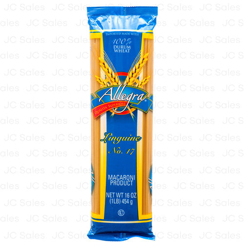 WHOLESALE ALLEGRA PASTA 16 OZ LINGUINE SOLD BY CASE Hot on Sale