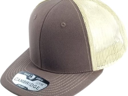 PB222J KIDS TRUCKER HAT [BROWN KHAKI] Online