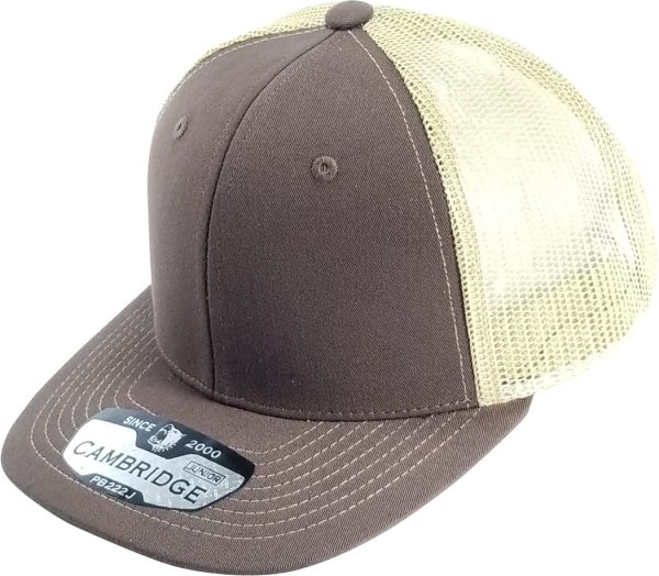 PB222J KIDS TRUCKER HAT [BROWN KHAKI] Online