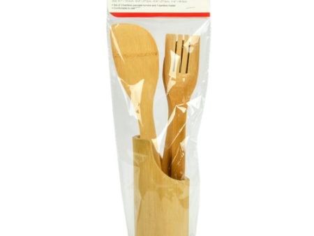 WHOLESALE TABLE KING UTENSIL SET 4PC 12 BAMBOO SOLD BY CASE For Discount