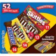 Mars Variety Pack Snickers M&M Skittles, 52ct For Cheap