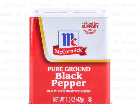 WHOLESALE MCCORMICK SCHILLING BLACK PEPPER 1.5 OZ SOLD BY CASE Online now