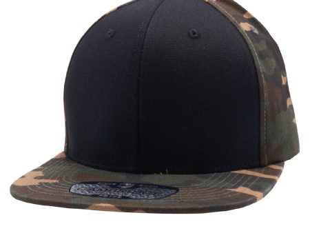 PB105 [G.CAMO BLACK G.CAMO] COTTON SNAPBACK HATS Supply