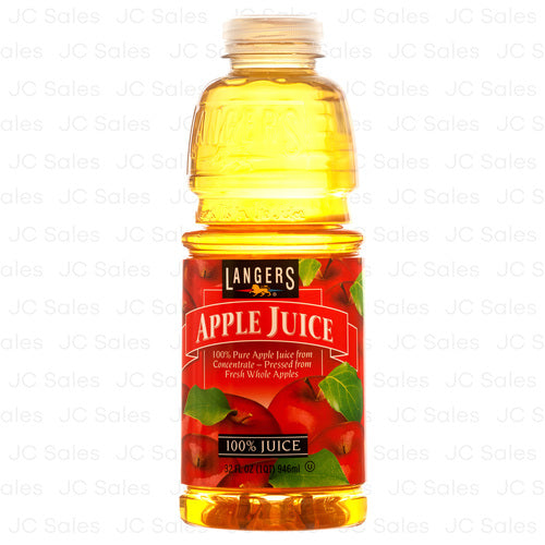 WHOLESALE LANGERS APPLE JUICE 32 OZ SOLD BY CASE For Cheap