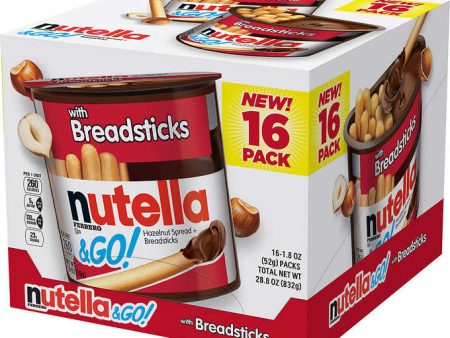 Nutella and Go Snack Pack, 1.8oz 16ct Fashion