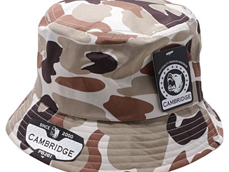 PB261 [KHAKI] SHINY CAMO BUCKET HATS Online Hot Sale