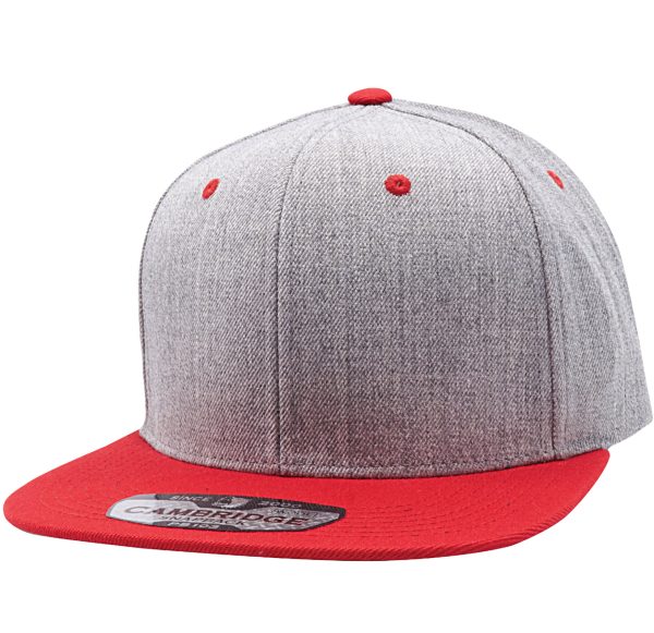 PB103 [HEATHER RED] WOOL BLEND SNAPBACK HATS Online now