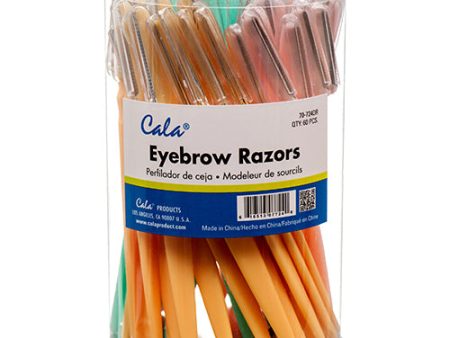 WHOLESALE EYE BROW RAZORS JAR #CALA 70-724DR SOLD BY CASE Online Hot Sale