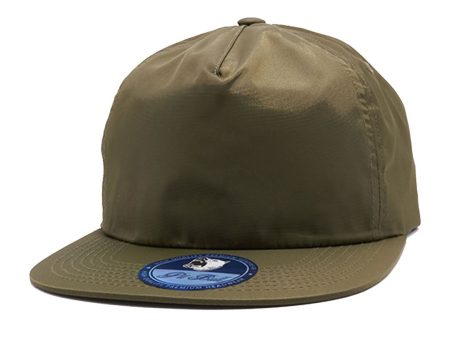 PB196 [OLIVE] UNSTRUCTURED 5 PANEL NYLON HATS Supply