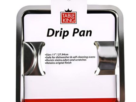 WHOLESALE TABLE KING GAS BURNER DRIP PAN SQUARE TIN SOLD BY CASE Sale