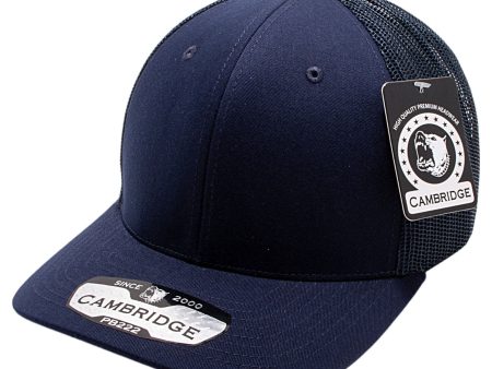 PB222-NAVY CAMBRIDGE TRUCKER HAT Online Sale