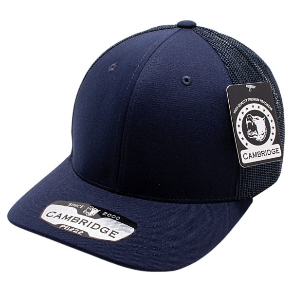 PB222-NAVY CAMBRIDGE TRUCKER HAT Online Sale