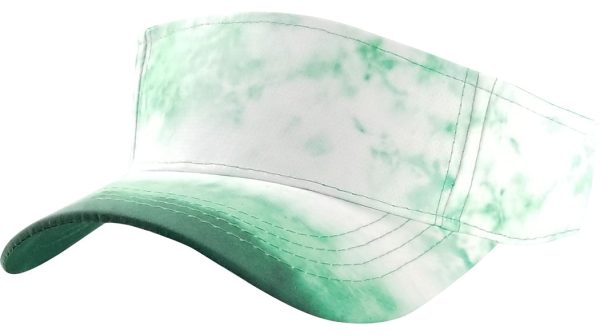 PB257 [GREEN] TIE DYE SUN VISOR Online Sale