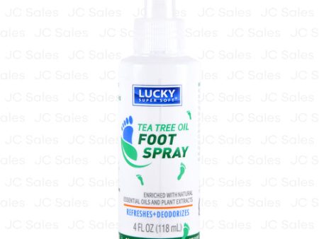 WHOLESALE LUCKY TEA TREE OIL FOOT SPRAY 4 OZ SOLD BY CASE Online Sale