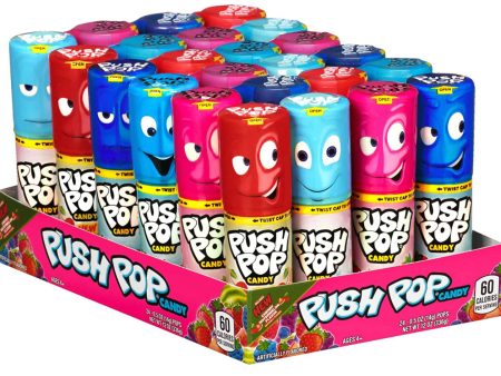 Topps Push Pops Variety, 0.5oz 24ct Fashion