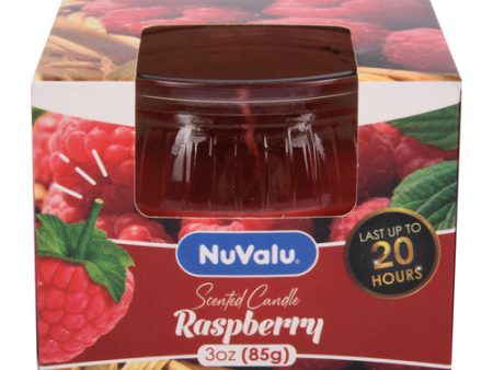 WHOLESALE NUVALU CANDLE TUMBLER 3 OZ RASPBERRY SOLD BY CASE Online now