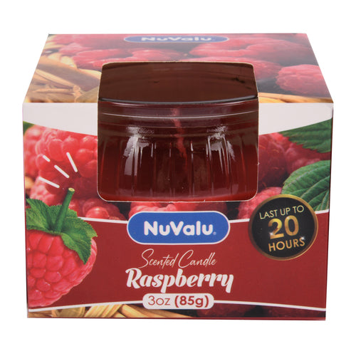 WHOLESALE NUVALU CANDLE TUMBLER 3 OZ RASPBERRY SOLD BY CASE Online now