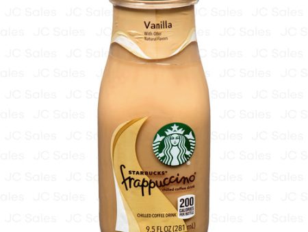 WHOLESALE STARBUCKS COFFEE 9.5 OZ VANILLA FRAPPUCCINO SOLD BY CASE Fashion