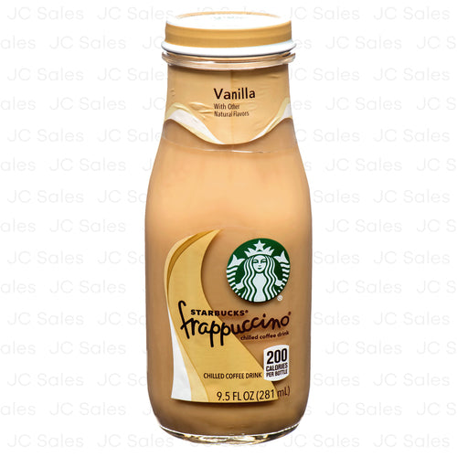 WHOLESALE STARBUCKS COFFEE 9.5 OZ VANILLA FRAPPUCCINO SOLD BY CASE Fashion