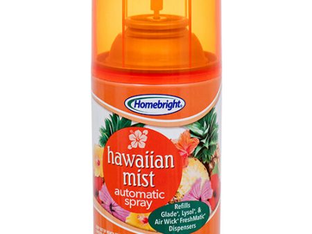 WHOLESALE HOMEBRIGHT AIR FRESHENER REFILL 4.5 OZ HAWAIIAN MIST SOLD BY CASE Supply