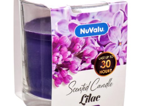 WHOLESALE NUVALU CANDLE TUMBLER 4 OZ LILAC SOLD BY CASE Online Hot Sale