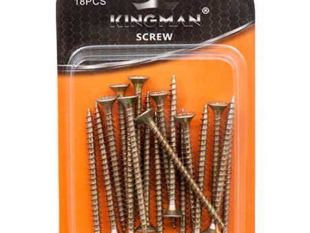 WHOLESALE KINGMAN SCREW 50 MM 18 PC SOLD BY CASE Online Sale