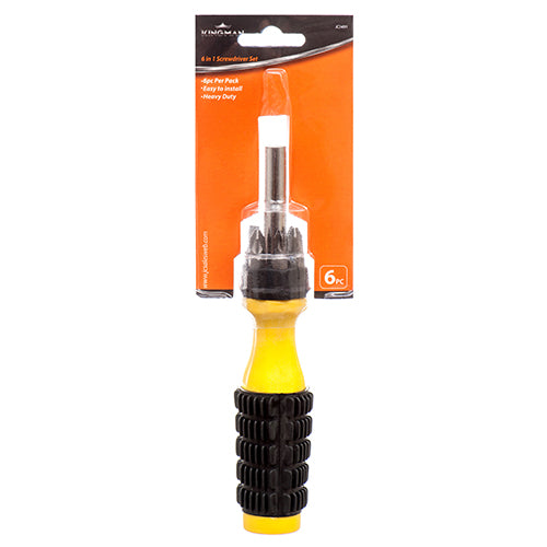 WHOLESALE KINGMAN SCREWDRIVER 6 IN 1 SOLD BY CASE For Sale