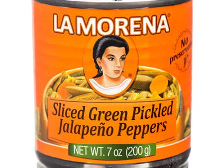 WHOLESALE LA MORENA SLICED JALAPEÑO 7OZ SOLD BY CASE Online Sale