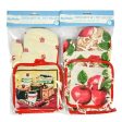 WHOLESALE NUVALU OVEN MITT 12 W POT HOLDER 2PC SET & ASST DSN SOLD BY CASE Online