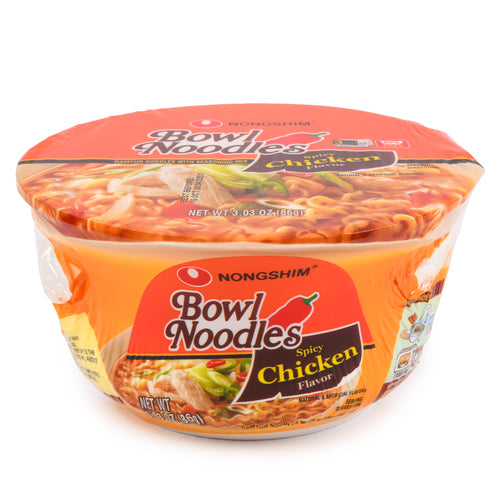 WHOLESALE NONGSHIM BOWL NOODLE 3.03 OZ SPICY CHICKEN SOLD BY CASE For Discount