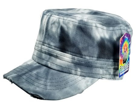 PB254T [BLACK] PLAIN TIE DYE CASTRO CAP Online now