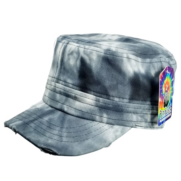 PB254T [BLACK] PLAIN TIE DYE CASTRO CAP Online now