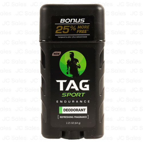 WHOLESALE TAG SPORT ENDURANCE DEODORANT 2.25 OZ SOLD BY CASE For Sale