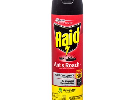 WHOLESALE RAID ANT & ROACH LEMON SCENT 17.5 OZ SOLD BY CASE Discount