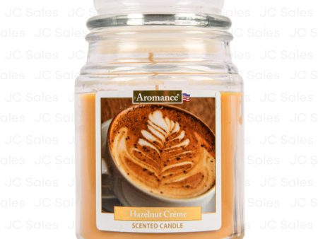 WHOLESALE HAZELNUT CREME CANDLE 18 OZ SOLD BY CASE Online Sale