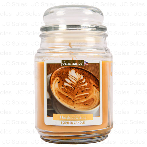 WHOLESALE HAZELNUT CREME CANDLE 18 OZ SOLD BY CASE Online Sale