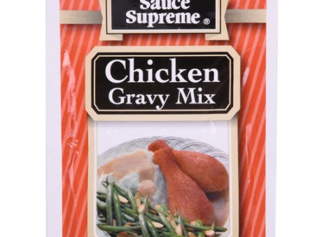 WHOLESALE SAUCE SUPREME CHICKEN GRAVY MIX 24  1 OZ SOLD BY CASE Online