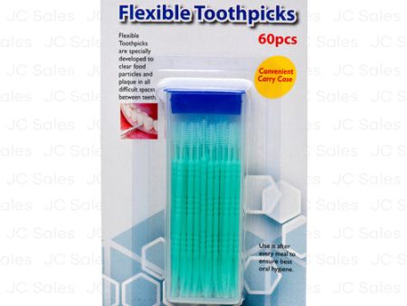 WHOLESALE TOOTHPICK FLEXIBLE 60PC SOLD BY CASE Sale