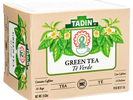 WHOLESALE TADIN GREEN TEA BLEND 10 BAGS SOLD BY CASE Sale