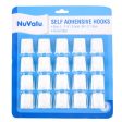 WHOLESALE NUVALU SELF ADHENSIVE HOOKS 20PK SOLD BY CASE Cheap