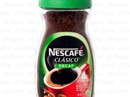 WHOLESALE NESCAFE INSTANT COFFEE 7 OZ CLASICO DECAF SOLD BY CASE Online Sale