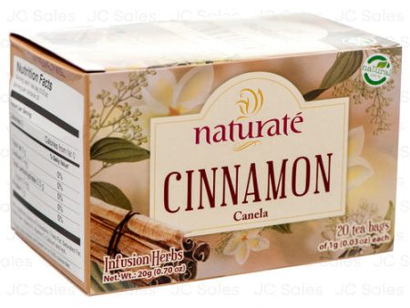 WHOLESALE NATURATE CINNAMON TEA 20 CT SOLD BY CASE Hot on Sale