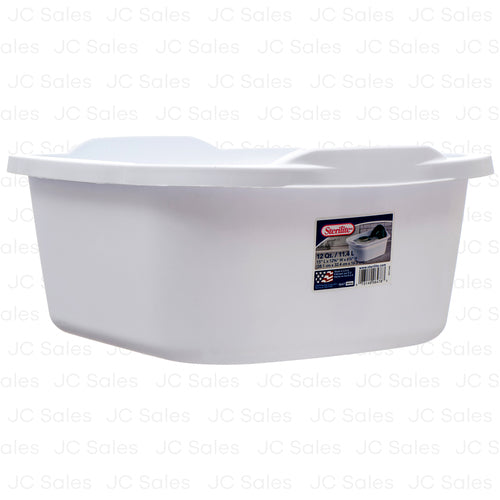 WHOLESALE STERILITE #0647 12 QT DISHPAN WHITE CLR SOLD BY CASE For Cheap