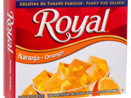 WHOLESALE ROYAL GELATIN ORANGE 2.8 OZ SOLD BY CASE Cheap