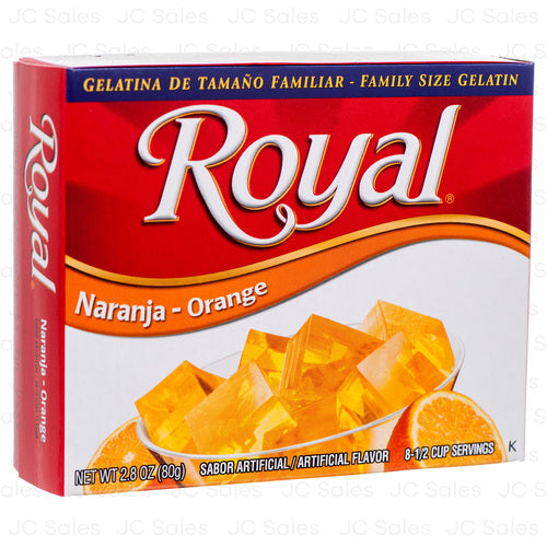 WHOLESALE ROYAL GELATIN ORANGE 2.8 OZ SOLD BY CASE Cheap