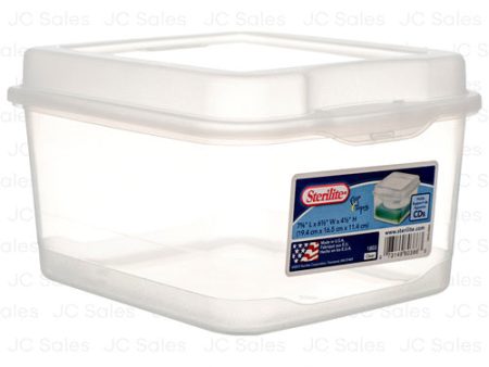 WHOLESALE STERILITE #1803 STORAGE BOX W FLIP CLEAR SOLD BY CASE Fashion