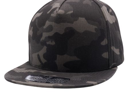 PB106 [B.CAMO] 5 PANEL COTTON SNAPBACK HATS For Discount